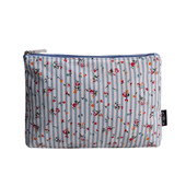 印花家居收納帆布棉布化妝袋定做